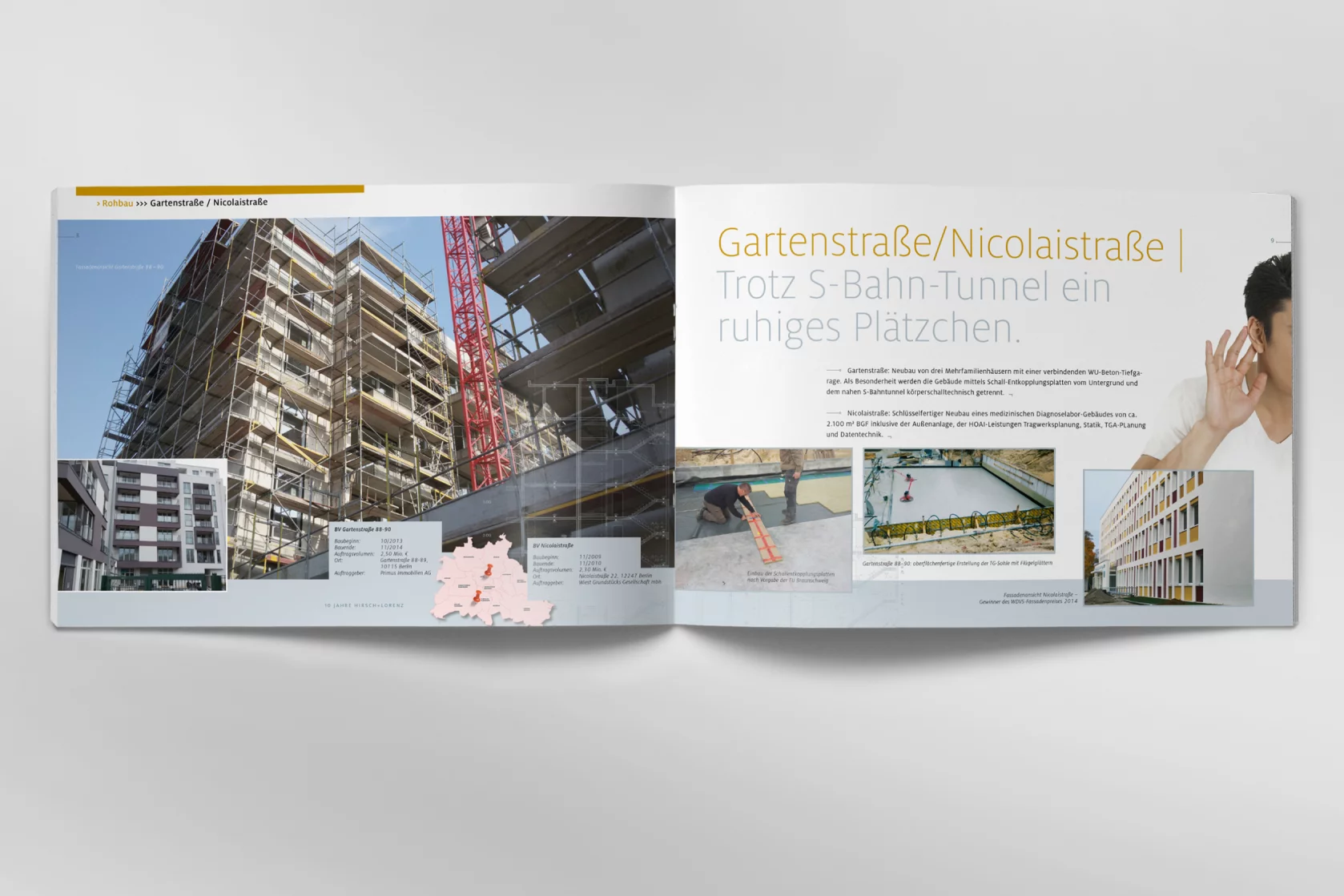 Grafikdesign Baugewerbe Berlin Hirsch + Lorenz