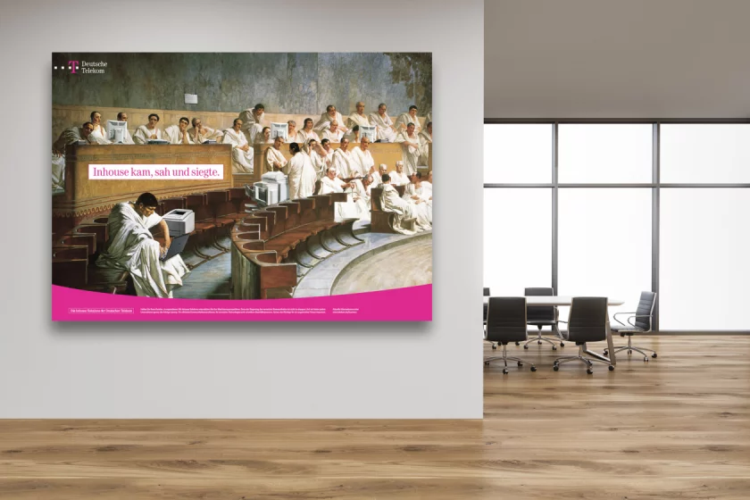 Grafikdesign Inhouse Kommunikation Telekom 