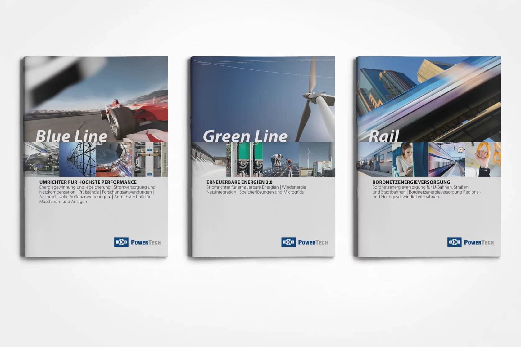 Energieversorgungssysteme Grafikdesign Knorr Bremse Powertech