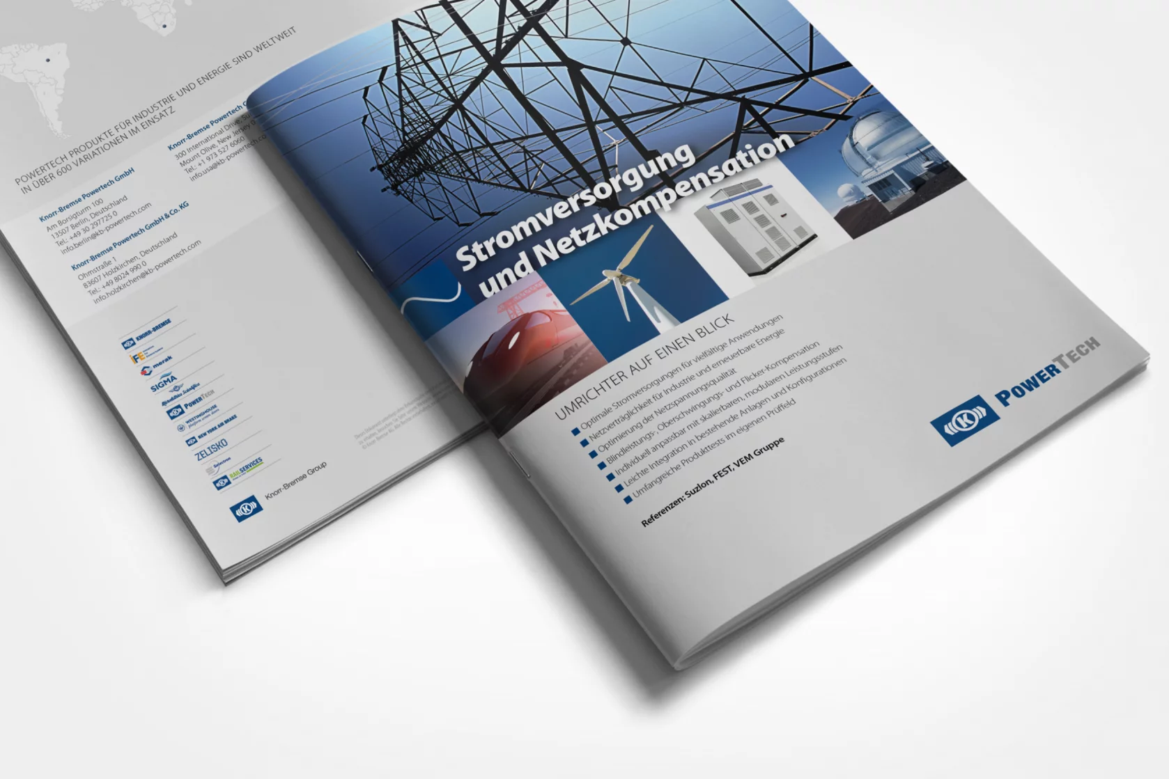 Energieversorgungssysteme Berlin Grafikdesign Knorr Bremse Powertech 
