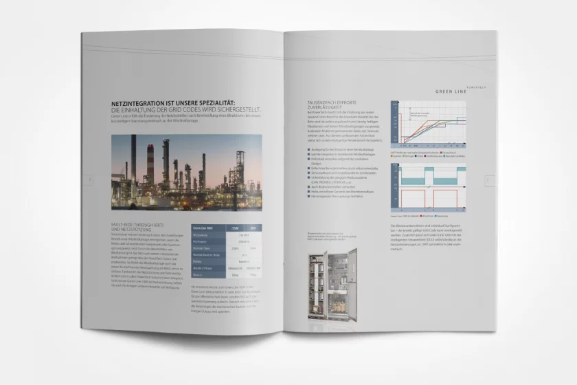 Graphic Design Berlino Sistemi di alimentazione energetica KB Powertech