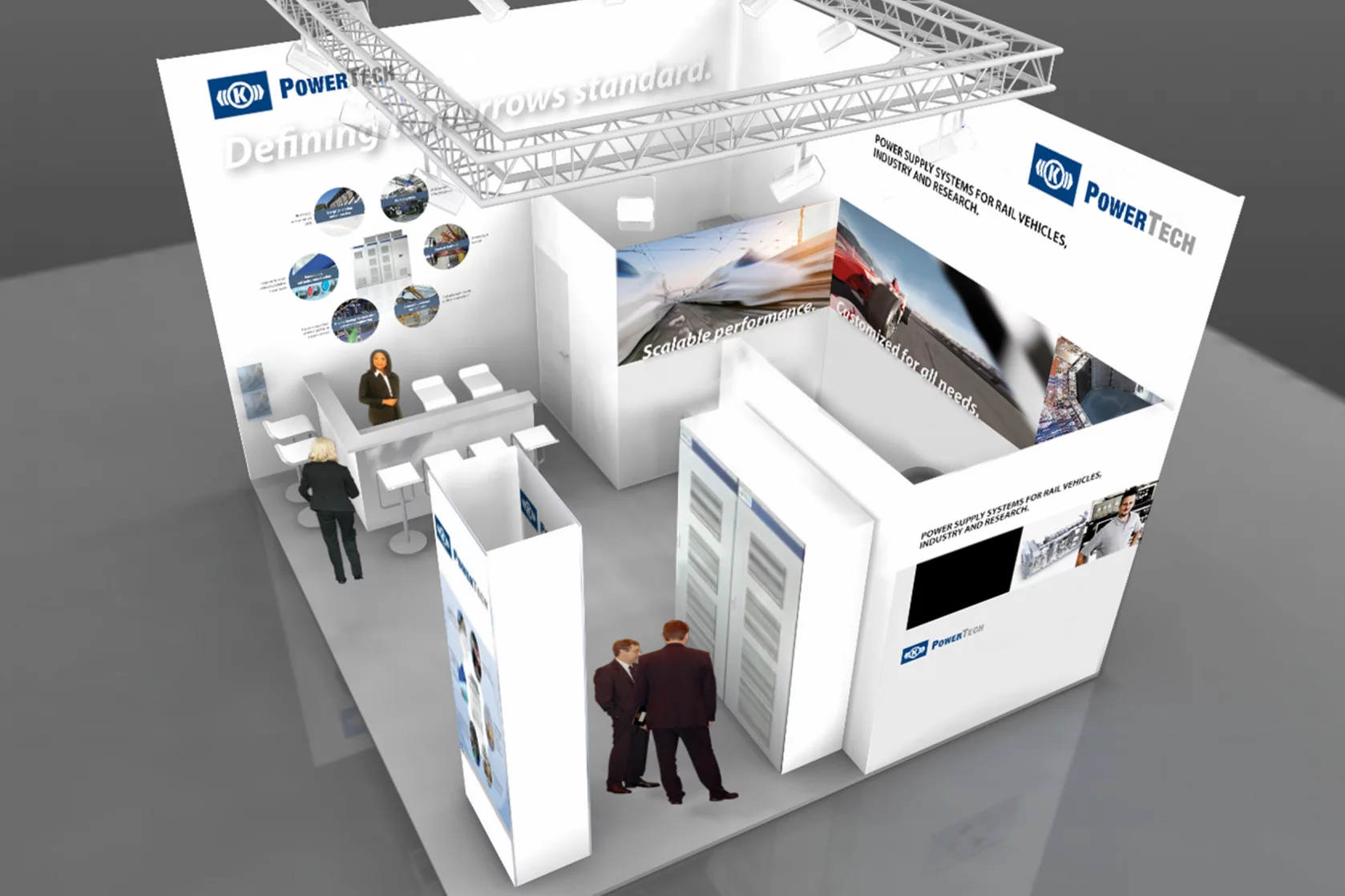 Messestand Design Knorr Bremse Powertech