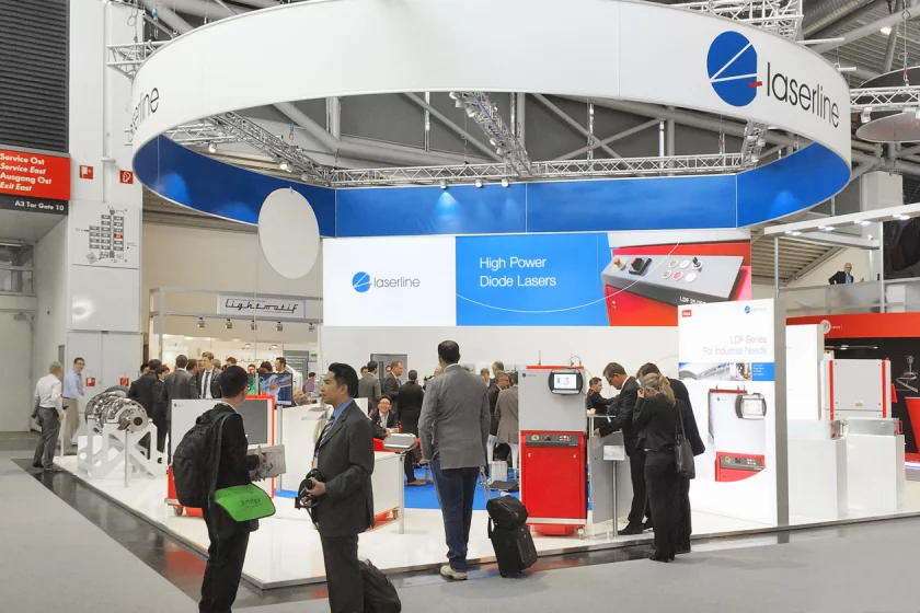 Exhibition stand graphic industrial laser diode laser