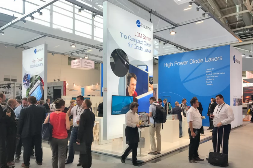 Trade fair design industrial laser diode laser