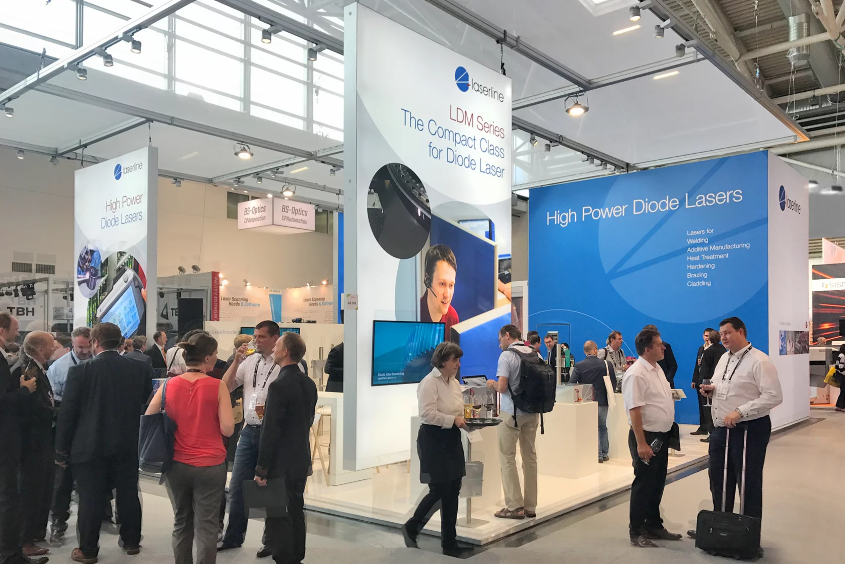 Messedesign Industrielaser Diodenlaser