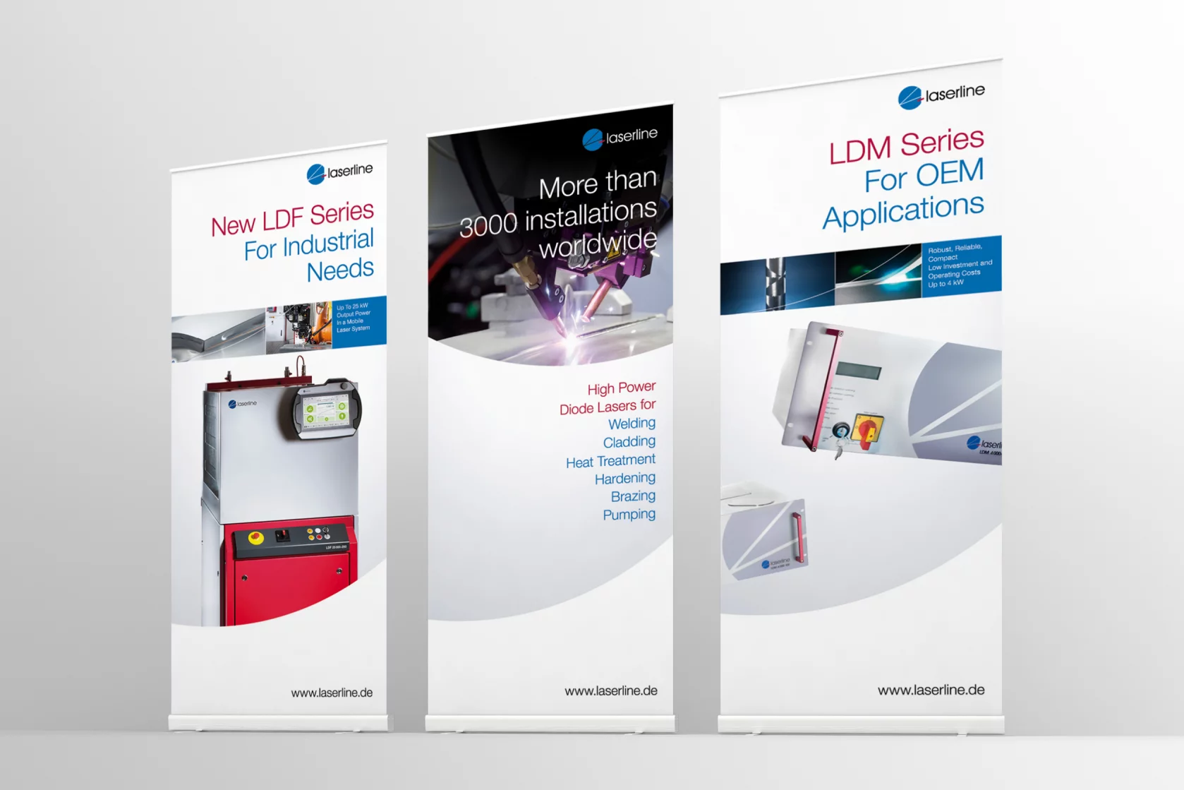 Roll up Grafik Industrielaser Diodenlaser