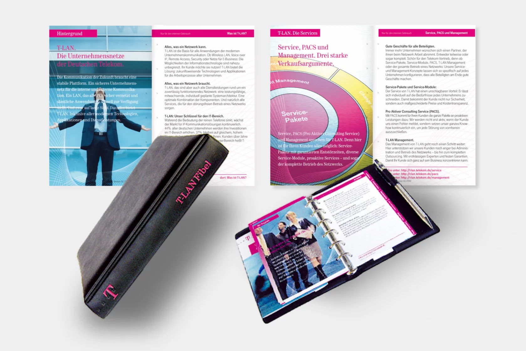 Grafikdesign Salesguide Telekom Inhouse Kommunikation