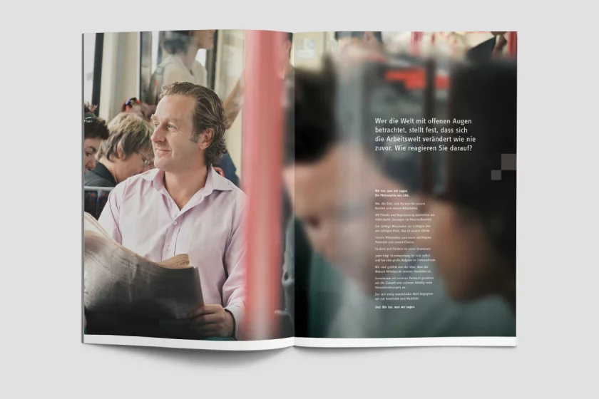 Grafikbüro Berlin ZAG Imagebroschüre